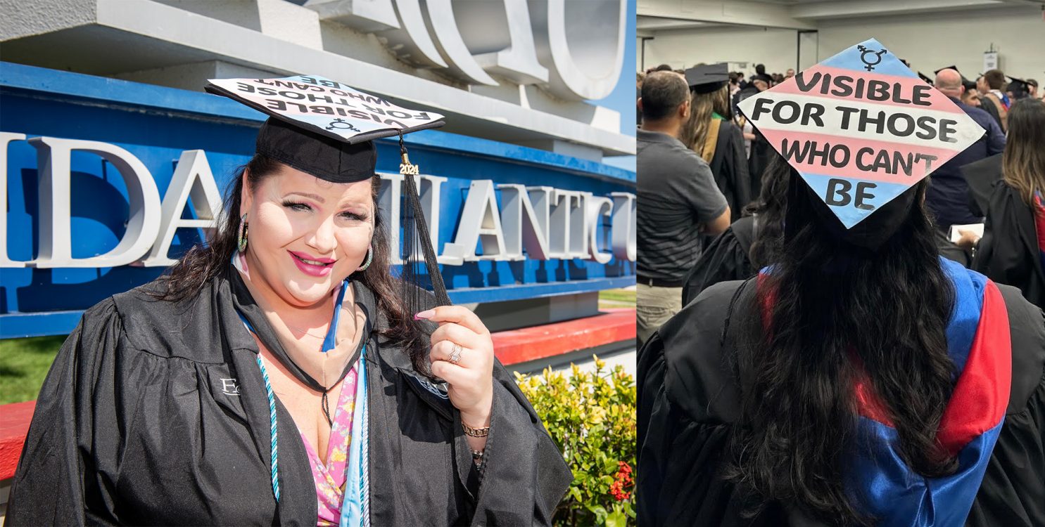 Misty Alicea graduation from FAU.