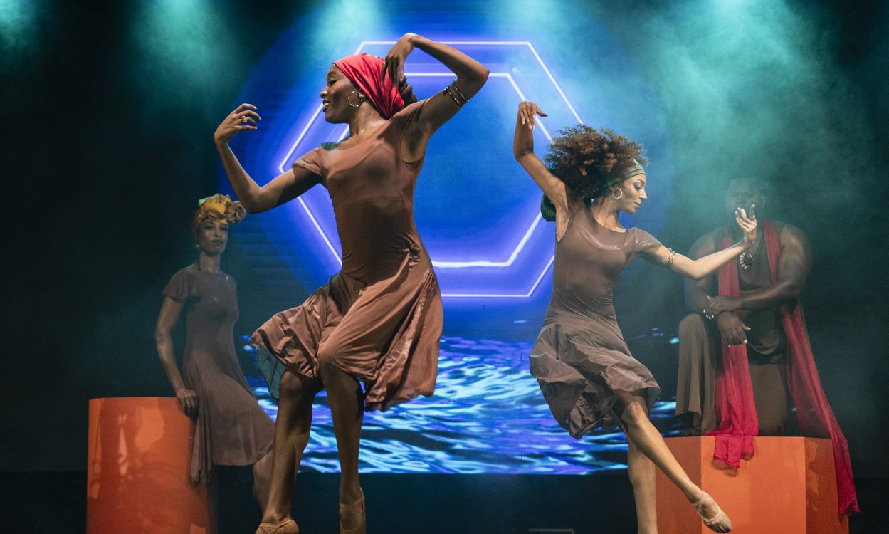 Dancers Nyla Walker and Nayah Merisier of Zest Collective
