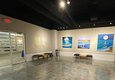 Cotilla Gallery, Alvin Sherman Library, Nova Southeastern University, Davie. (Photo courtesy of the Alvin Sherman Library)
