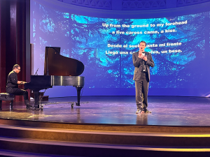Pianist Jared Peroune, left, and singer James Mancuso, right, will perform at SongFest on Sunday, Jan. 12. Photo courtesy of Florida Grand Opera.