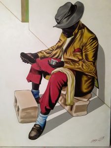 Oil and Acrylic on Canvas