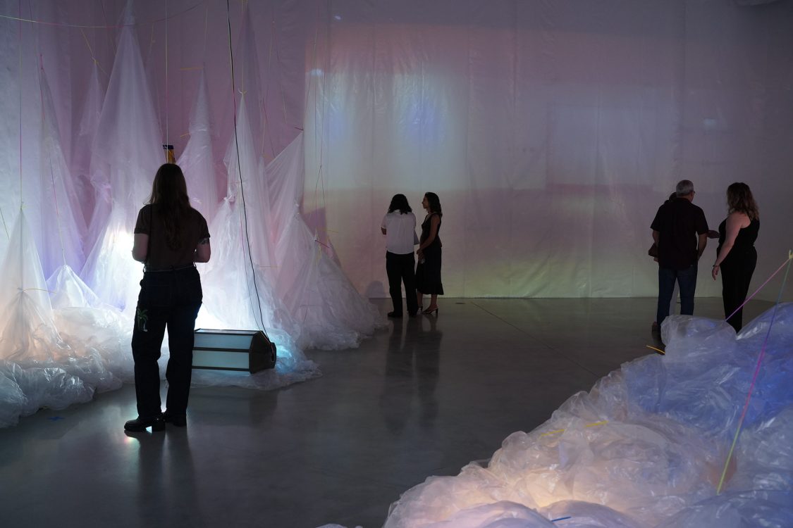 The Frank’s summer exhibition, “Monumentalizing the Trace,” combines sculpture, installation, moving images, and video protections to examine the process of meaning making (Photo courtesy of the City of Pembroke Pines)