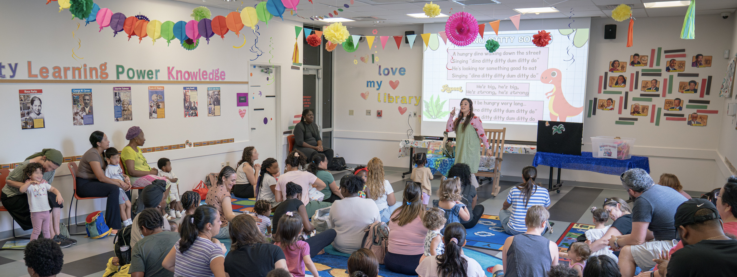 A children’s story time with Ms. Mari at Carver Ranches Branch Library; kids and their families can join the “Twilight Tales” (Lauderdale Lakes Branch Library_Educational and Cultural Center).