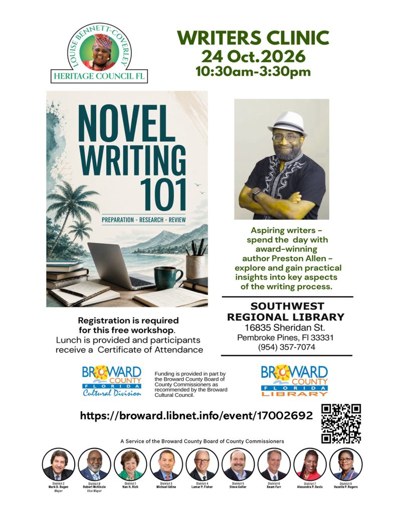 The flier has details about the event,