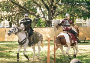 See the full contact joust!
